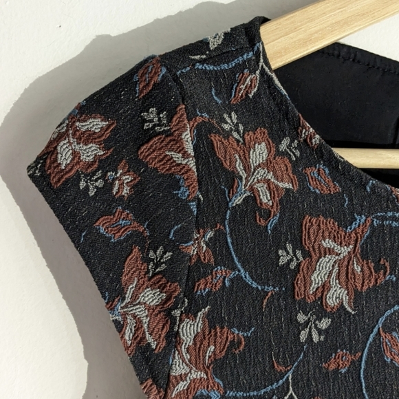 Free People Say Yes Floral Jacquard Knit Cutout Mini Dress - Picture 8 of 10